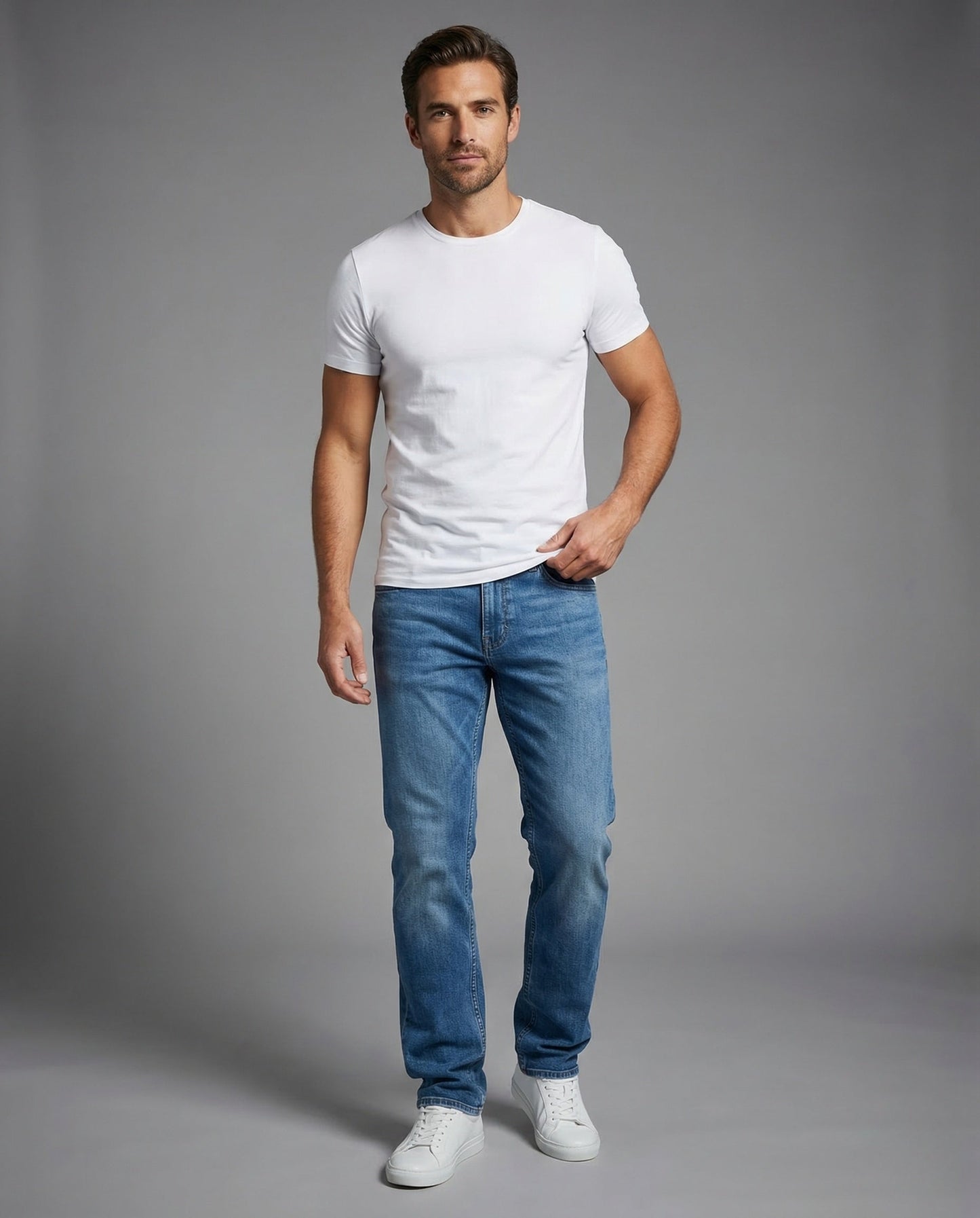 Herren Jeans Gerade Elastisch wurde zu: Herren Jeans Gerade Elastisch - Eveloria