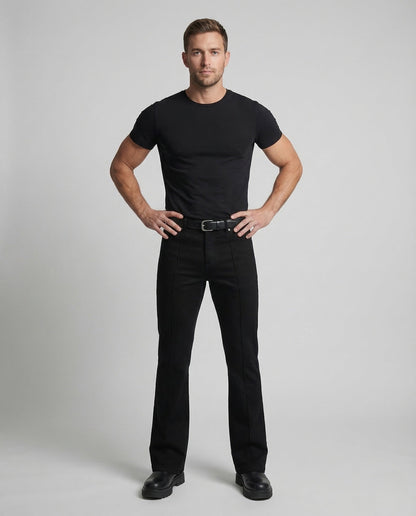 Herren Denim Schlaghose Stretch - Eveloria