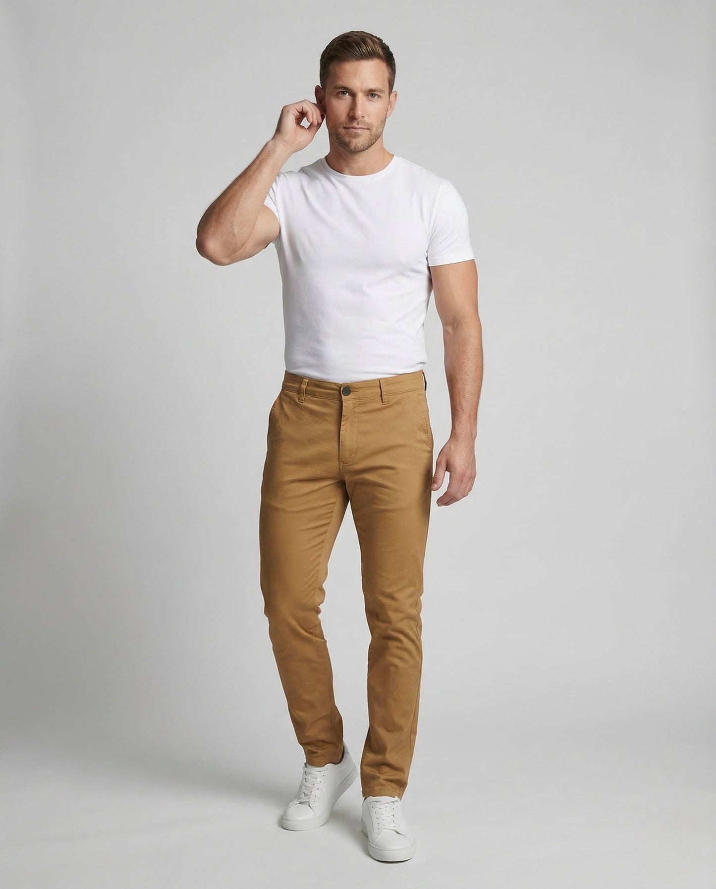 Herren Slimfit Chinohose Stretch - Eveloria