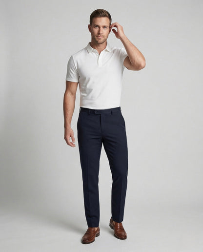 Herren Slim Poloshirt Mercerisiert - Eveloria