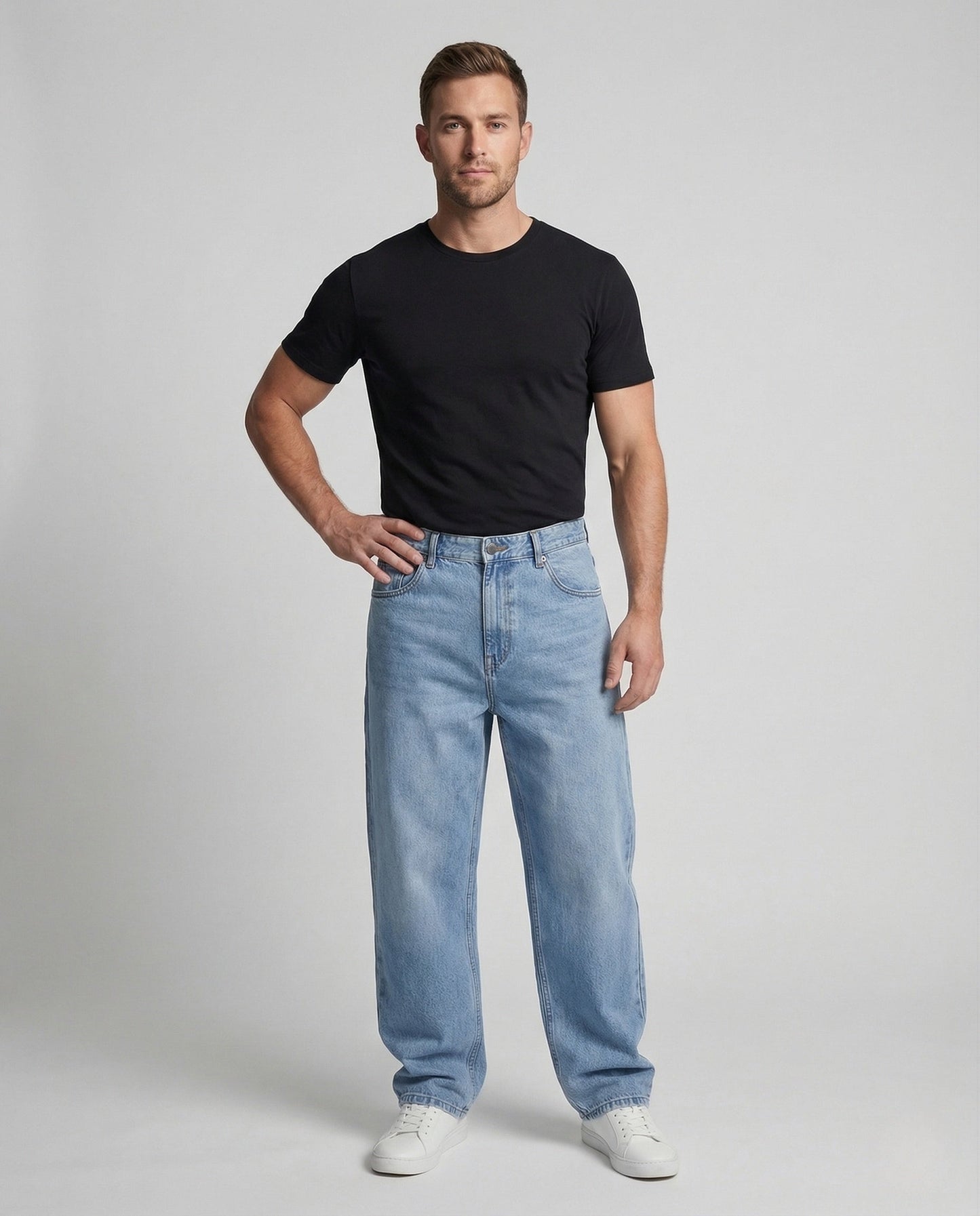 Herren Jeans Gerade Locker Fit - Eveloria