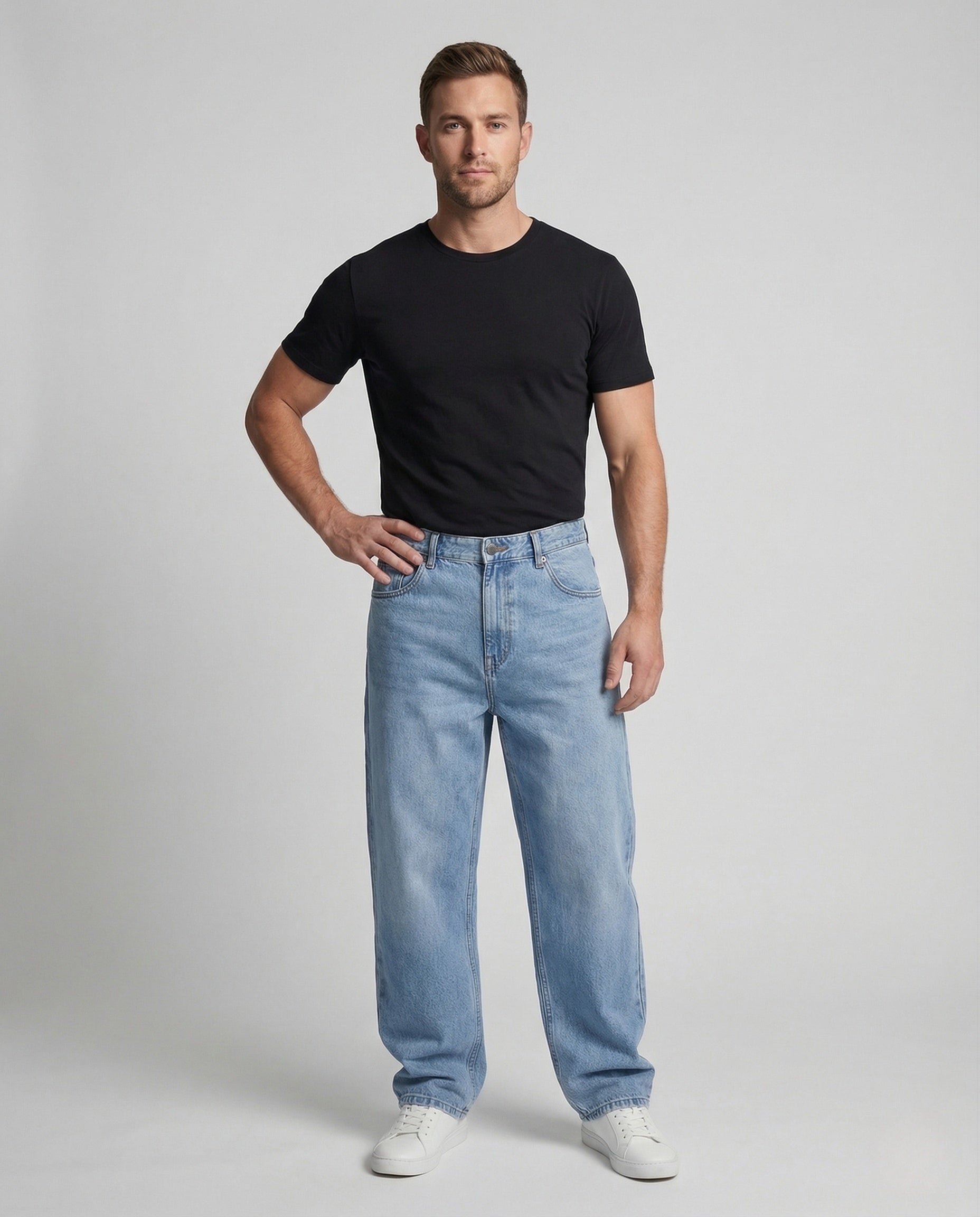 Herren Jeans Gerade Locker Fit - Eveloria