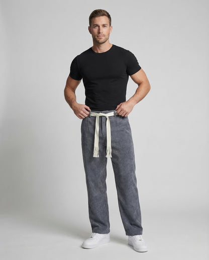 Herren Cordhose Gerade Weite Bein - Eveloria