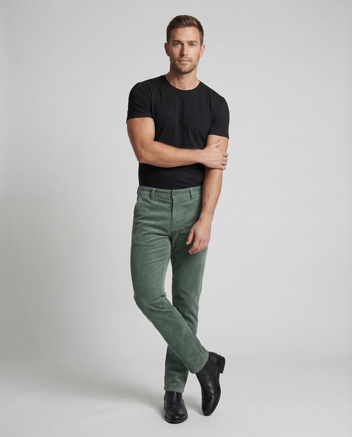 Herren Cordhose mit Thermo Fleece Innenfutter - Eveloria