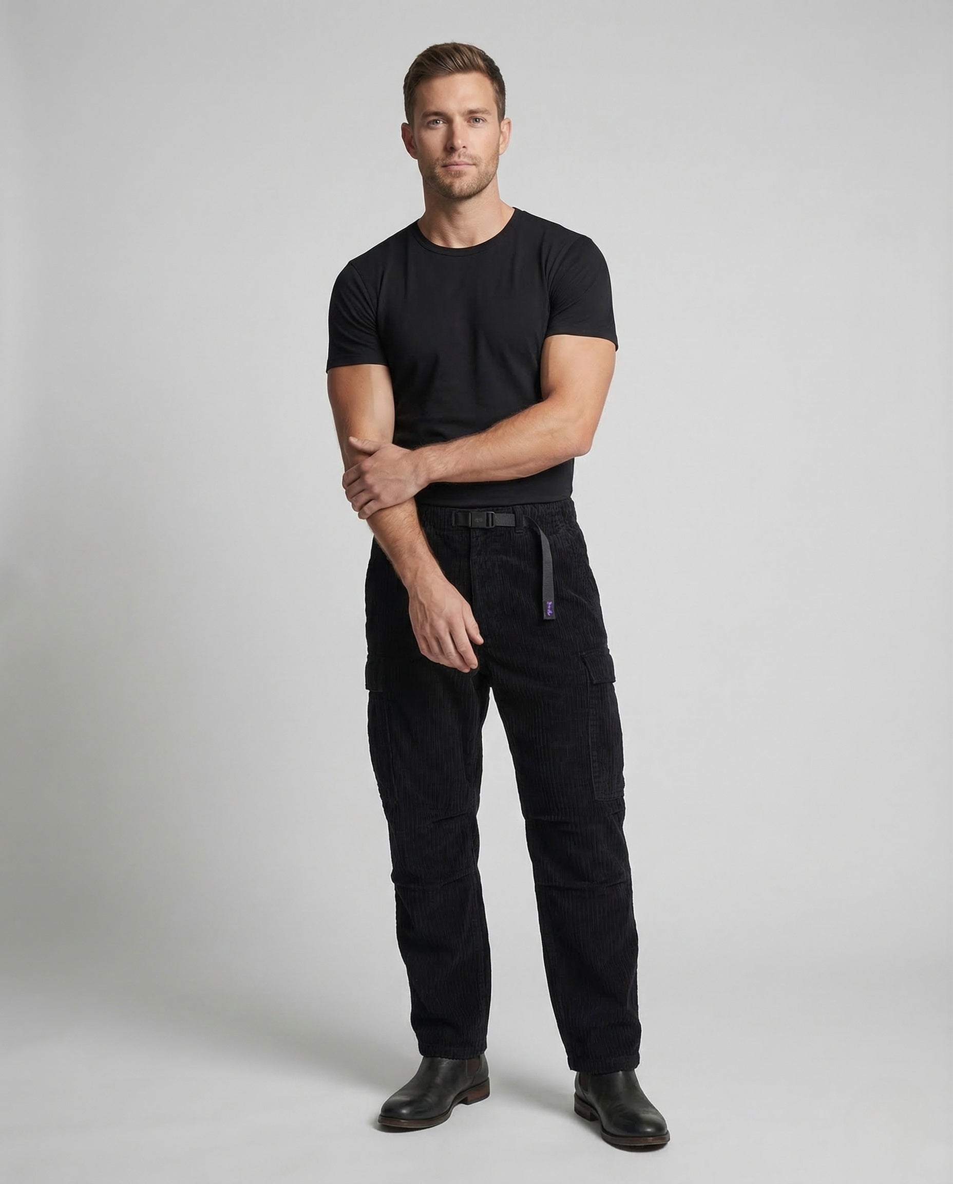 Unisex Cargohose Feincord Locker Mit Steckschließe - Eveloria