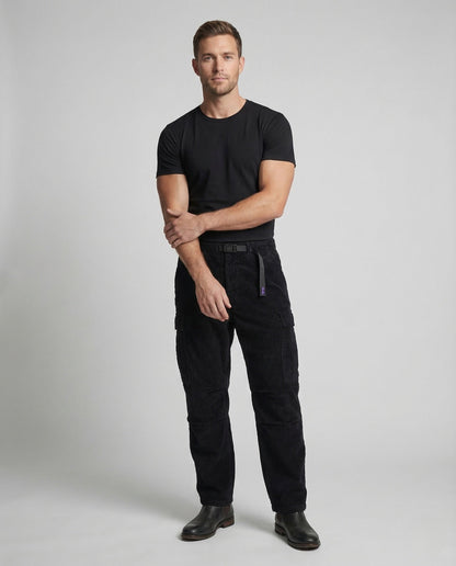 Unisex Cargohose Feincord Locker Mit Steckschließe - Eveloria