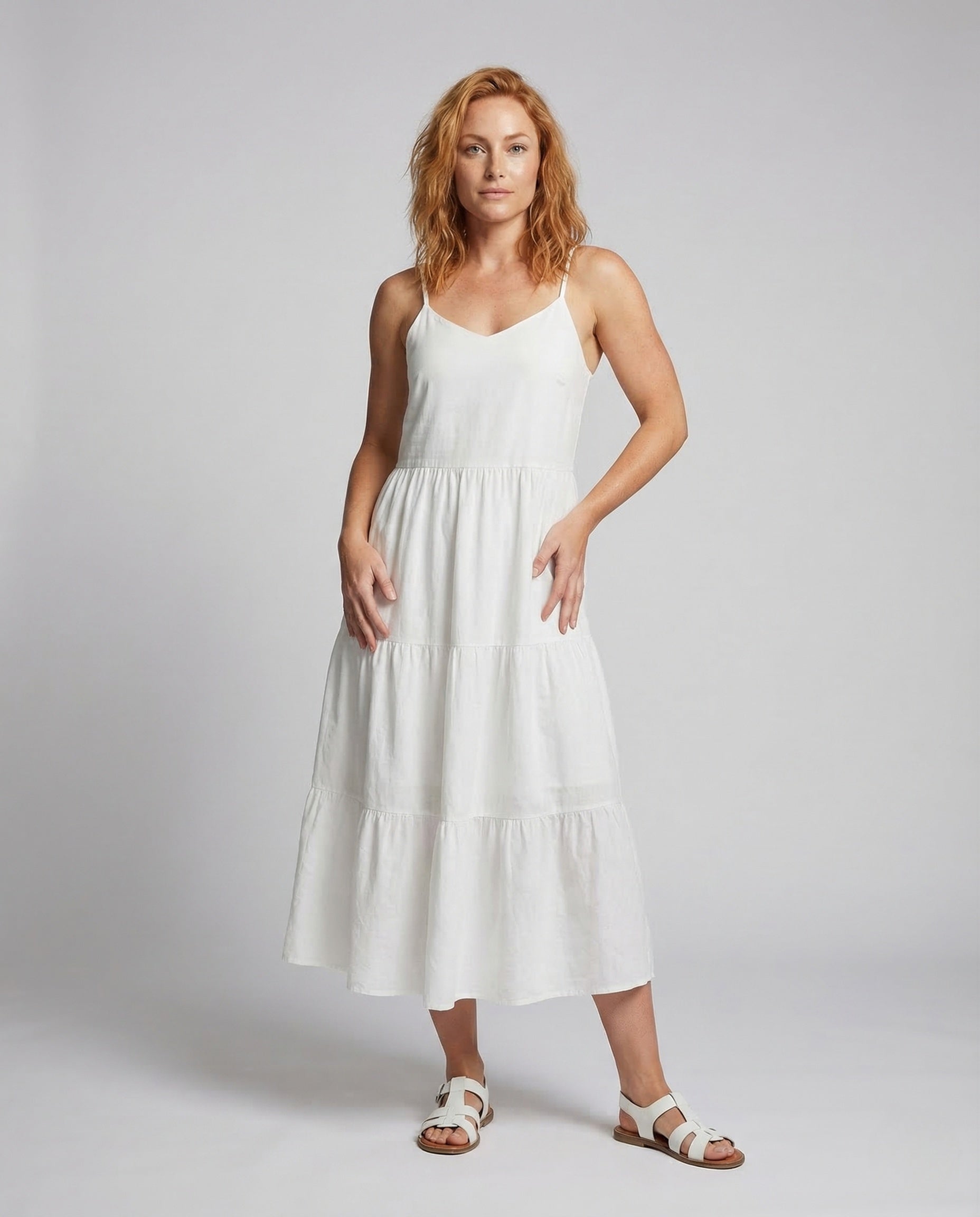 Damen Maxikleid Spaghettiträger Stufen wird zu:
Damen Maxikleid mit - Eveloria