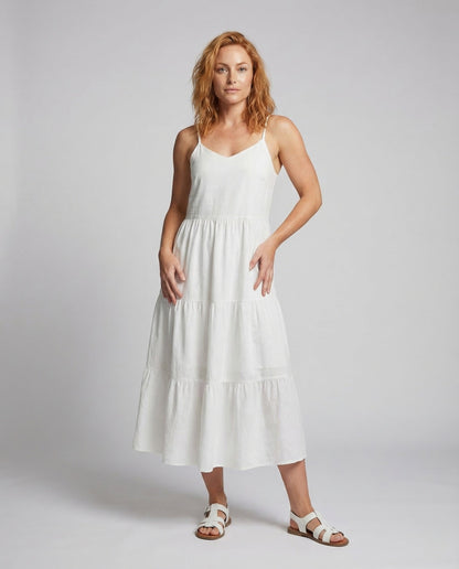 Damen Maxikleid Spaghettiträger Stufen wird zu:
Damen Maxikleid mit - Eveloria