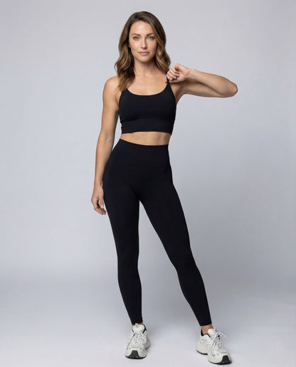 Damen Yoga Set Kompressionsleggings Sport-Bustier - Eveloria