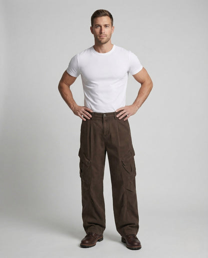 Herren Cargo-Hose Kniepasse Workwear - Eveloria