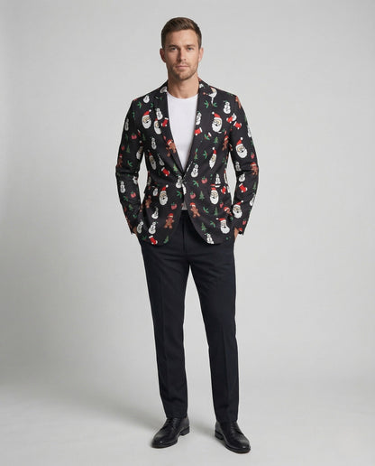 Herren Weihnachtssakko Slim Fit - Eveloria
