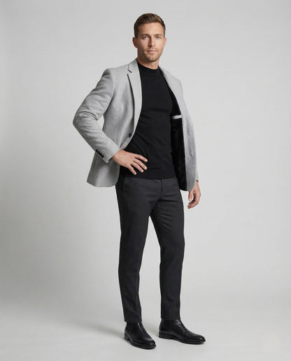 Herren Samt Blazer Mit Thermofutter - Eveloria