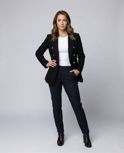 Damen Langblazer Zweireihig - Eveloria