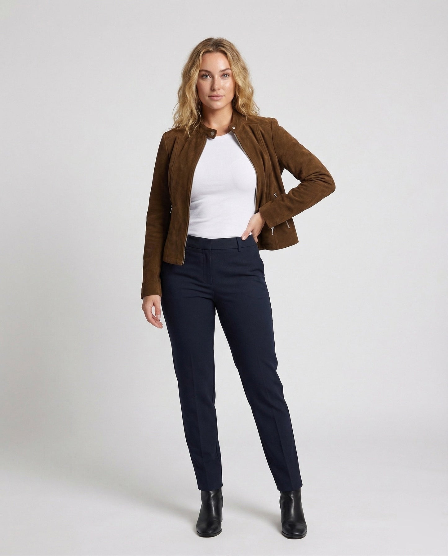 Damen Bikerjacke Tailliert - Eveloria