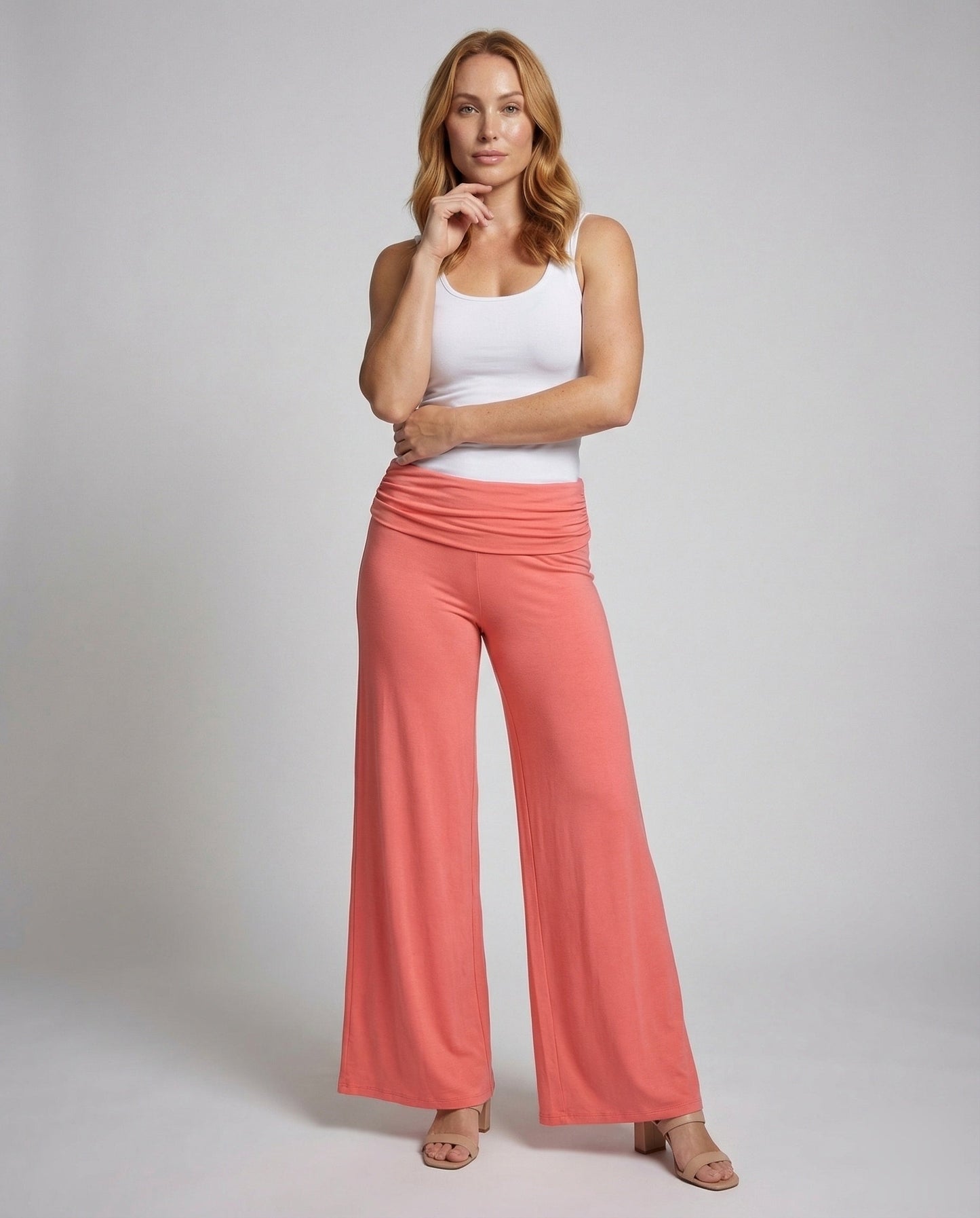 Damen Palazzo-Hose aus Jersey - Eveloria