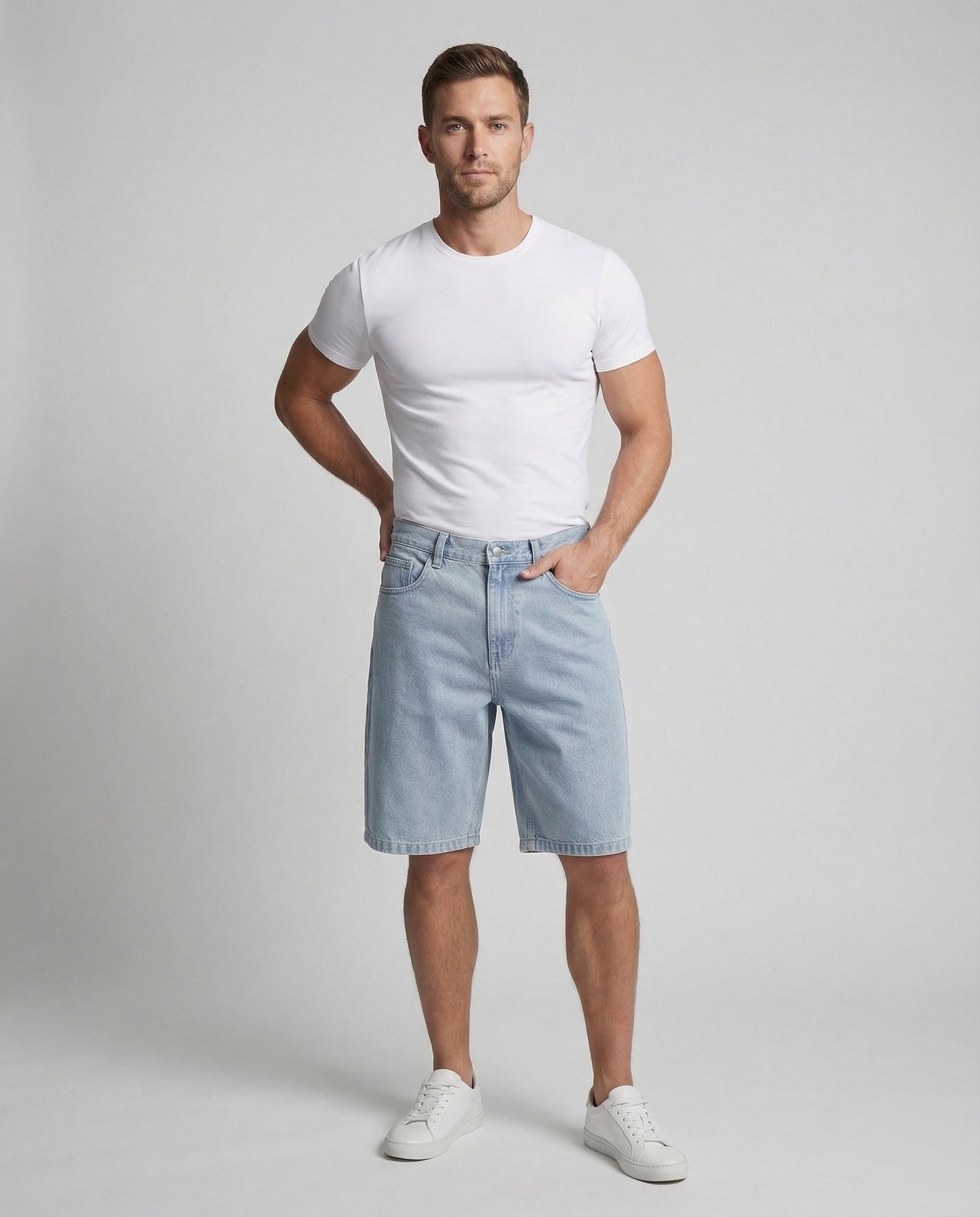 Herren Bermuda Shorts Jeans - Eveloria