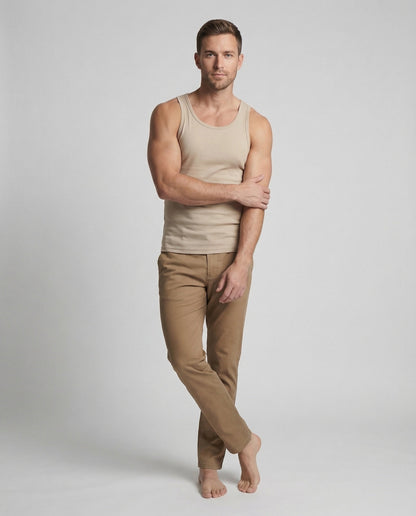 Herren Chino Hose Baumwolle Gerade - Eveloria