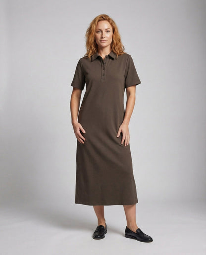 Damen Maxikleid aus Baumwolle - Eveloria