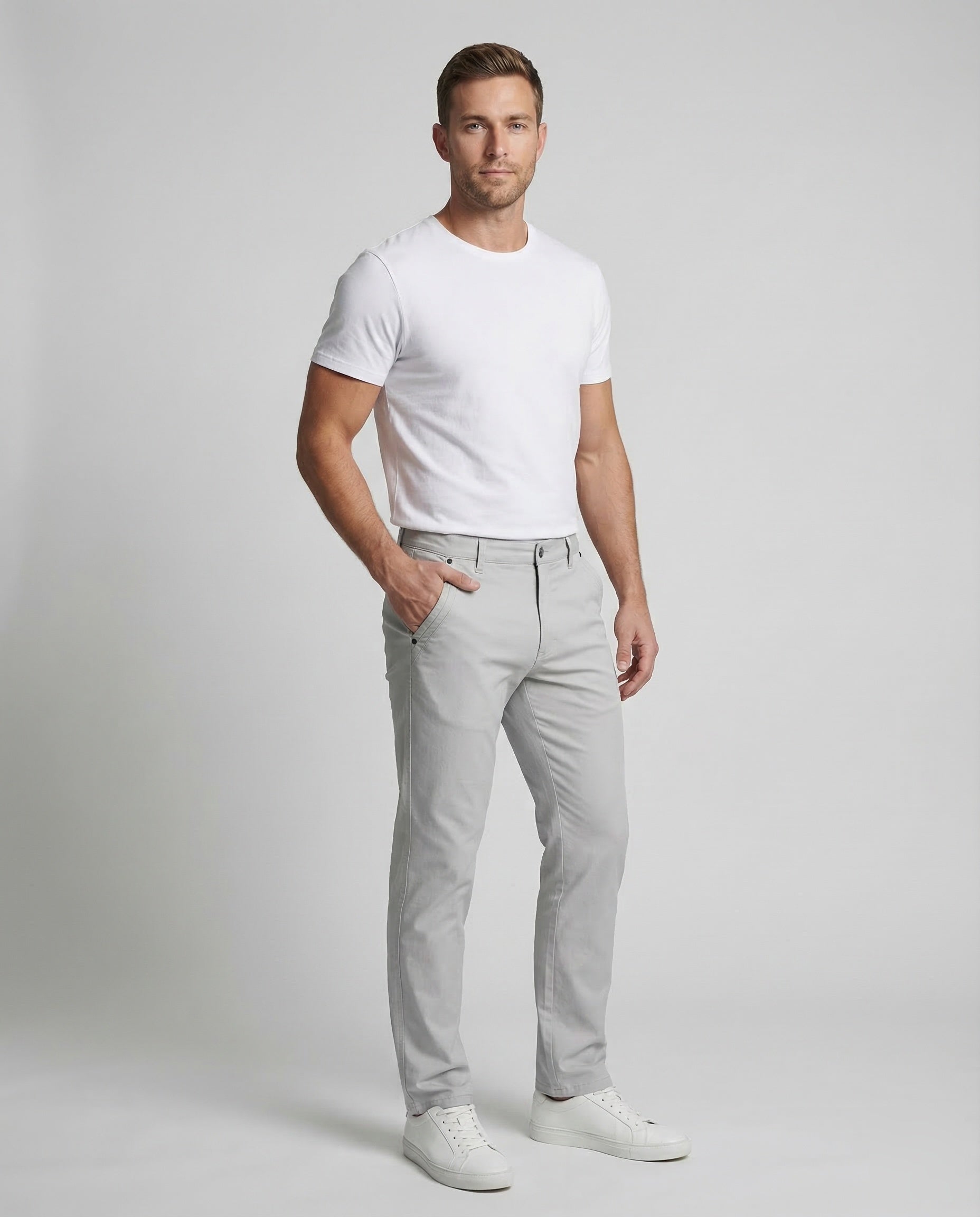 Herren Chinohose Elastisch Gerade wird zu:
Herren Chino Hose - Eveloria