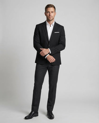 Herren Sakko aus Samt mit Revers - Eveloria