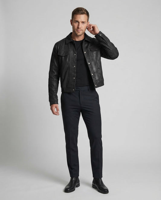 Herren Jeans Weite Used Look - Eveloria