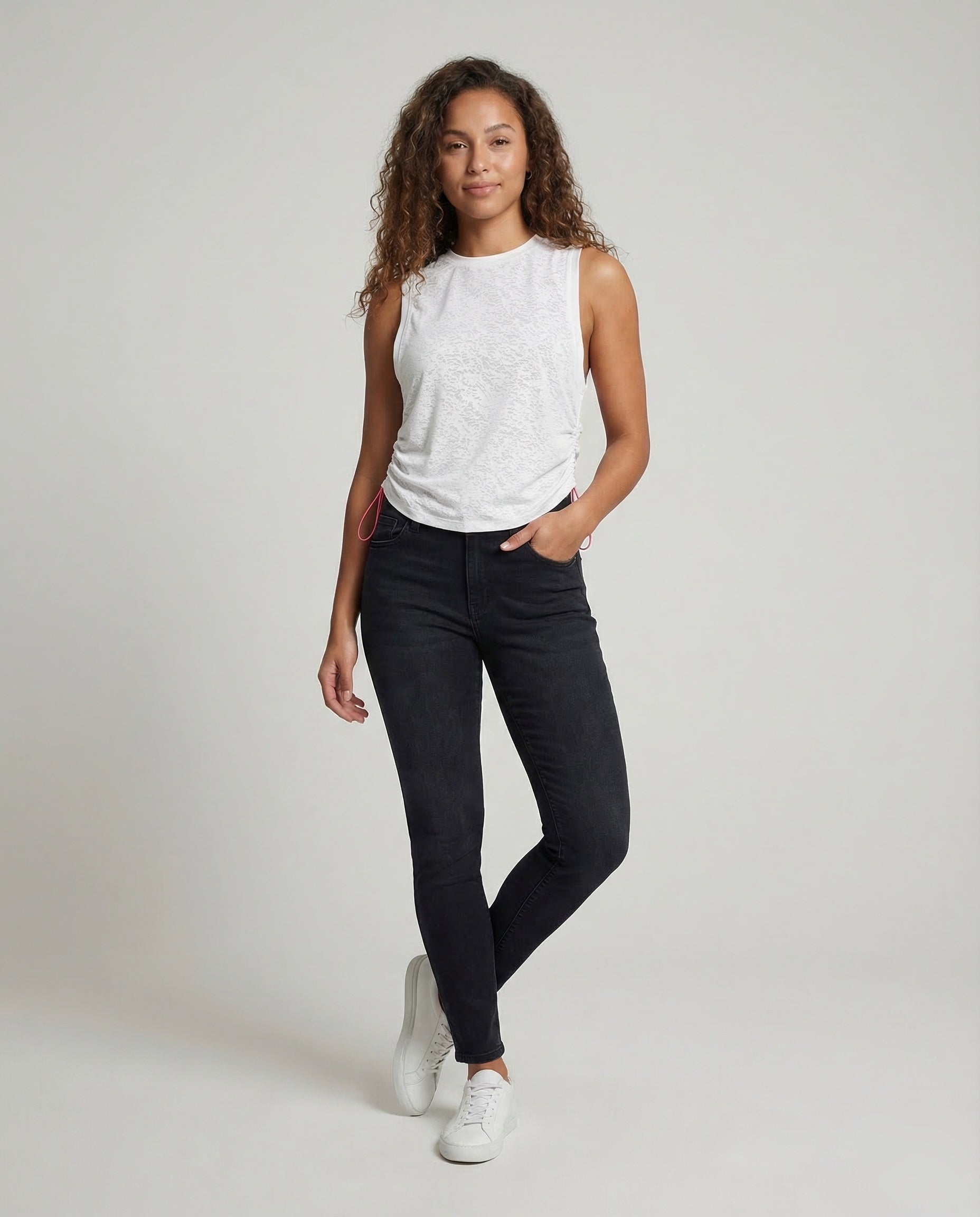 Damen Oversize Langarmshirt Rundhals - Eveloria
