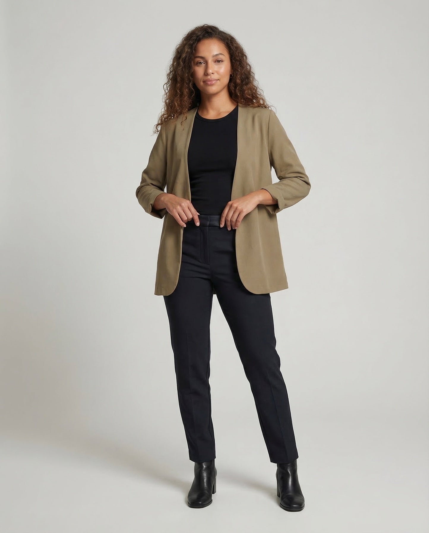 Damen Kimono Blazer Offen wird zu: Damen Kimono Blazer Offen - Eveloria