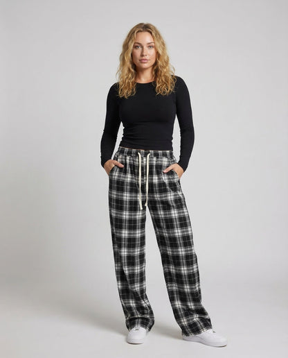 Damen Freizeithose Karomuster - Eveloria