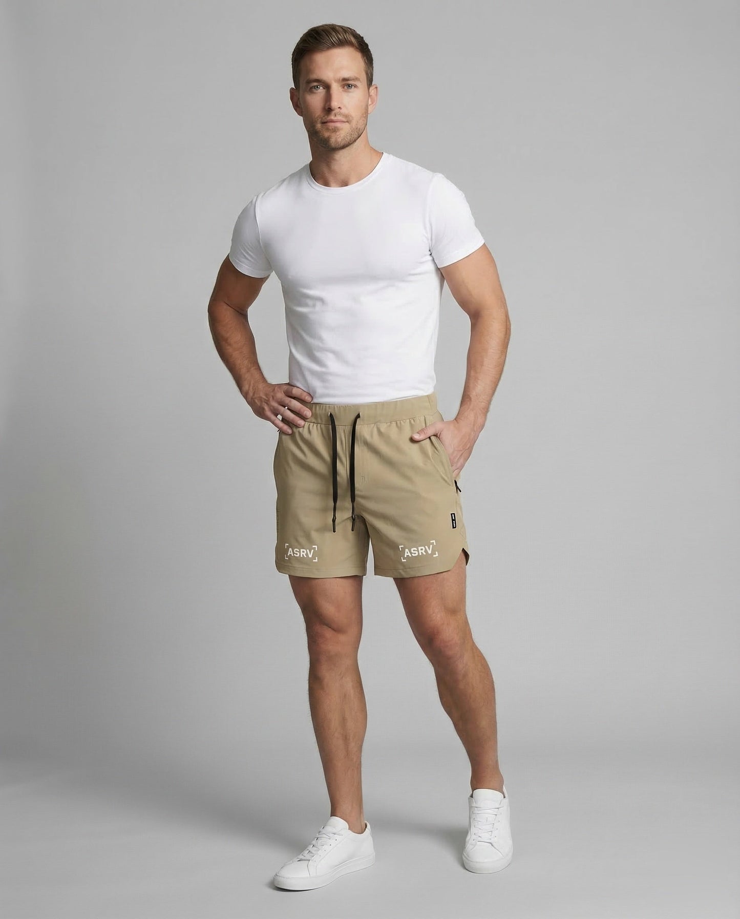 Herren Laufshorts Elastikbund - Eveloria