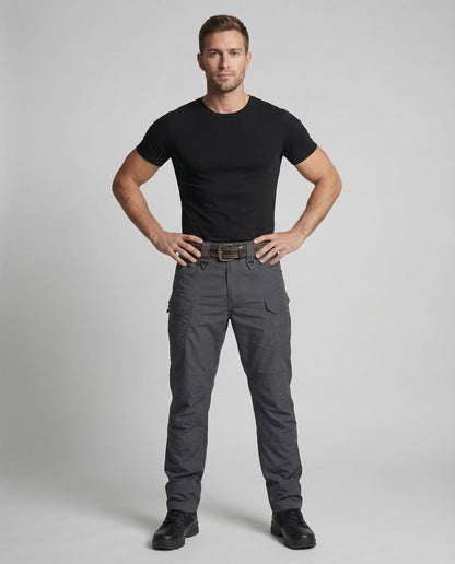 Herren Taktische Cargohose Cotton Strapazierfähig Schwarz - Eveloria