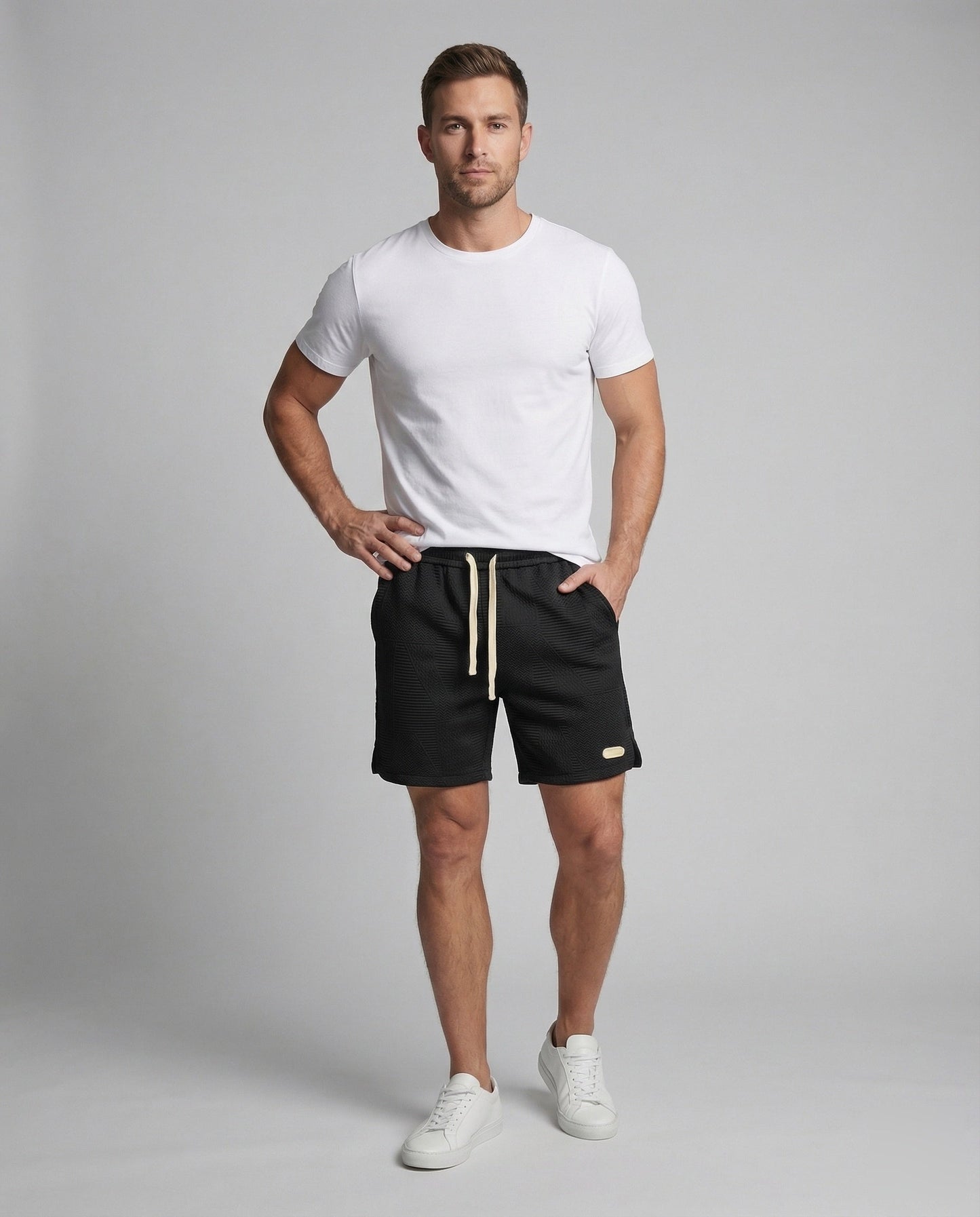 Herren Sweatshorts mit Tunnelzug - Eveloria