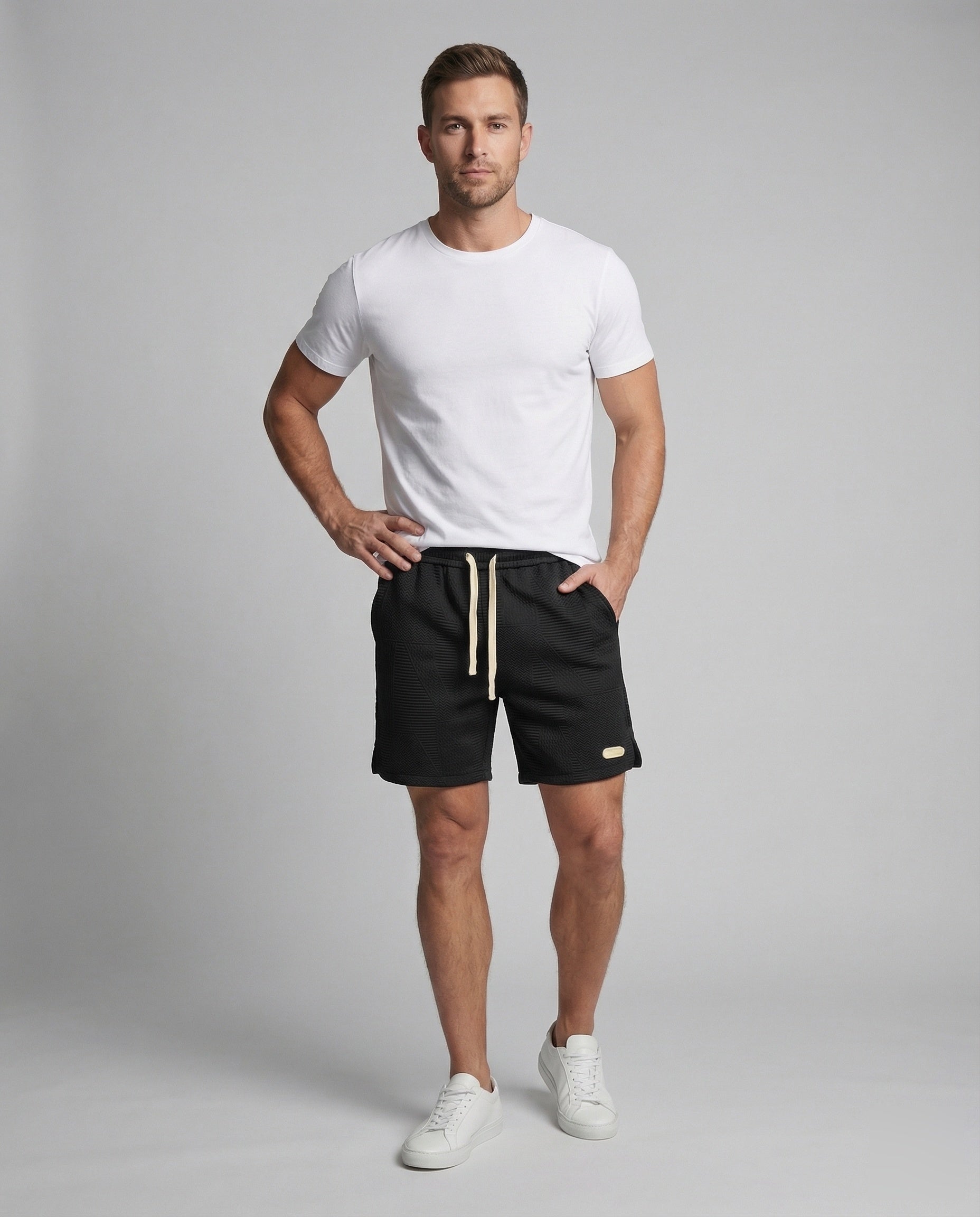 Herren Sweatshorts mit Tunnelzug - Eveloria