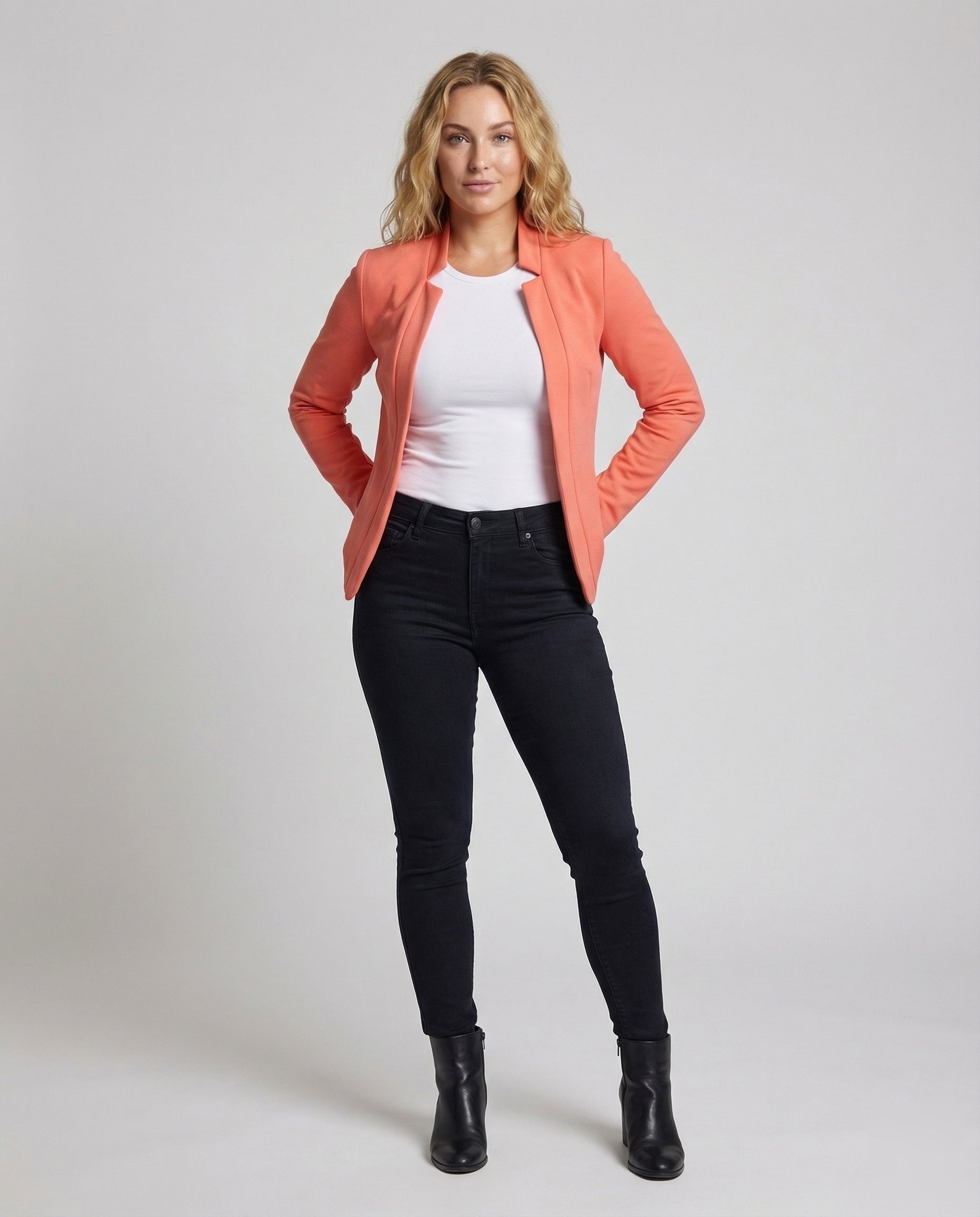 Damen Kurzblazer Offen - Eveloria