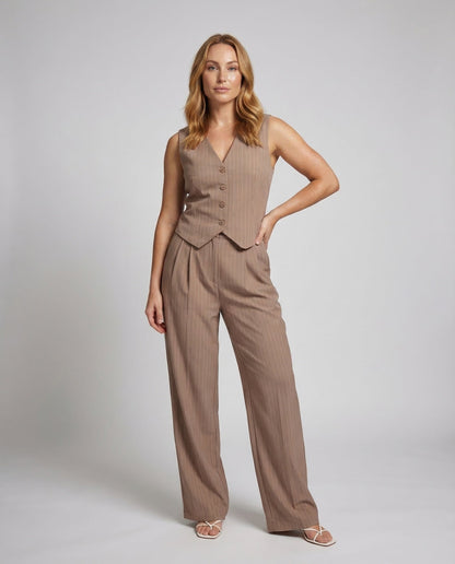 Damen Palazzo Weste Set - Eveloria