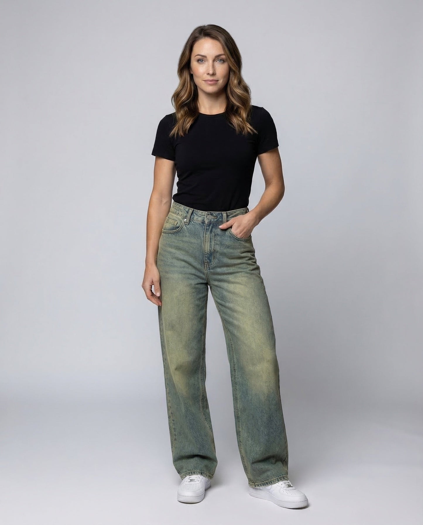 Damen Baggy Jeans Retro wurde zu: Damen Baggy Jeans Retro ist bereits - Eveloria