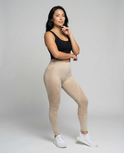 Damen Sportleggings Hochtaillen Kompressionsleggings - Eveloria