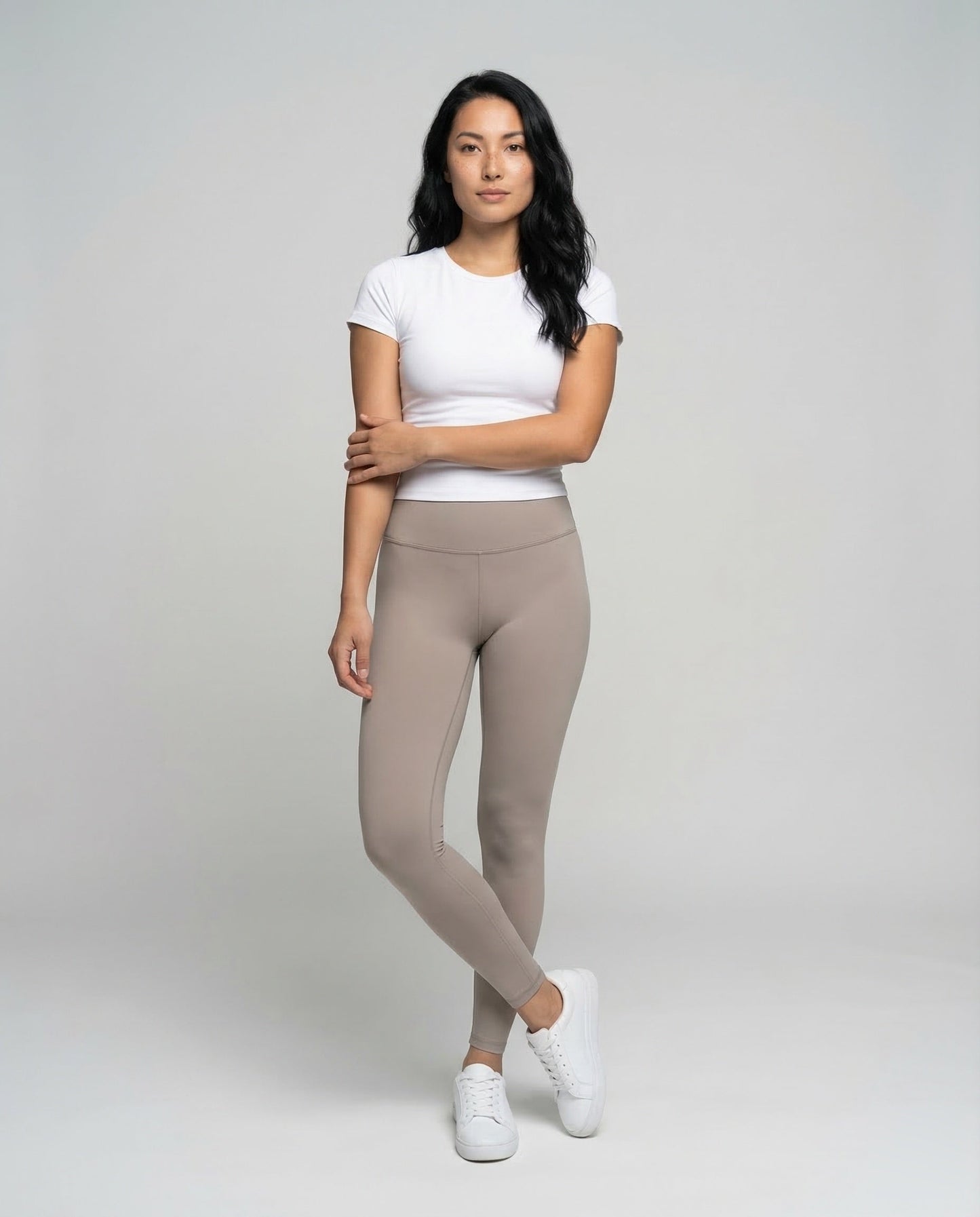 Damen High Waist Leggings Bauchfrei - Eveloria