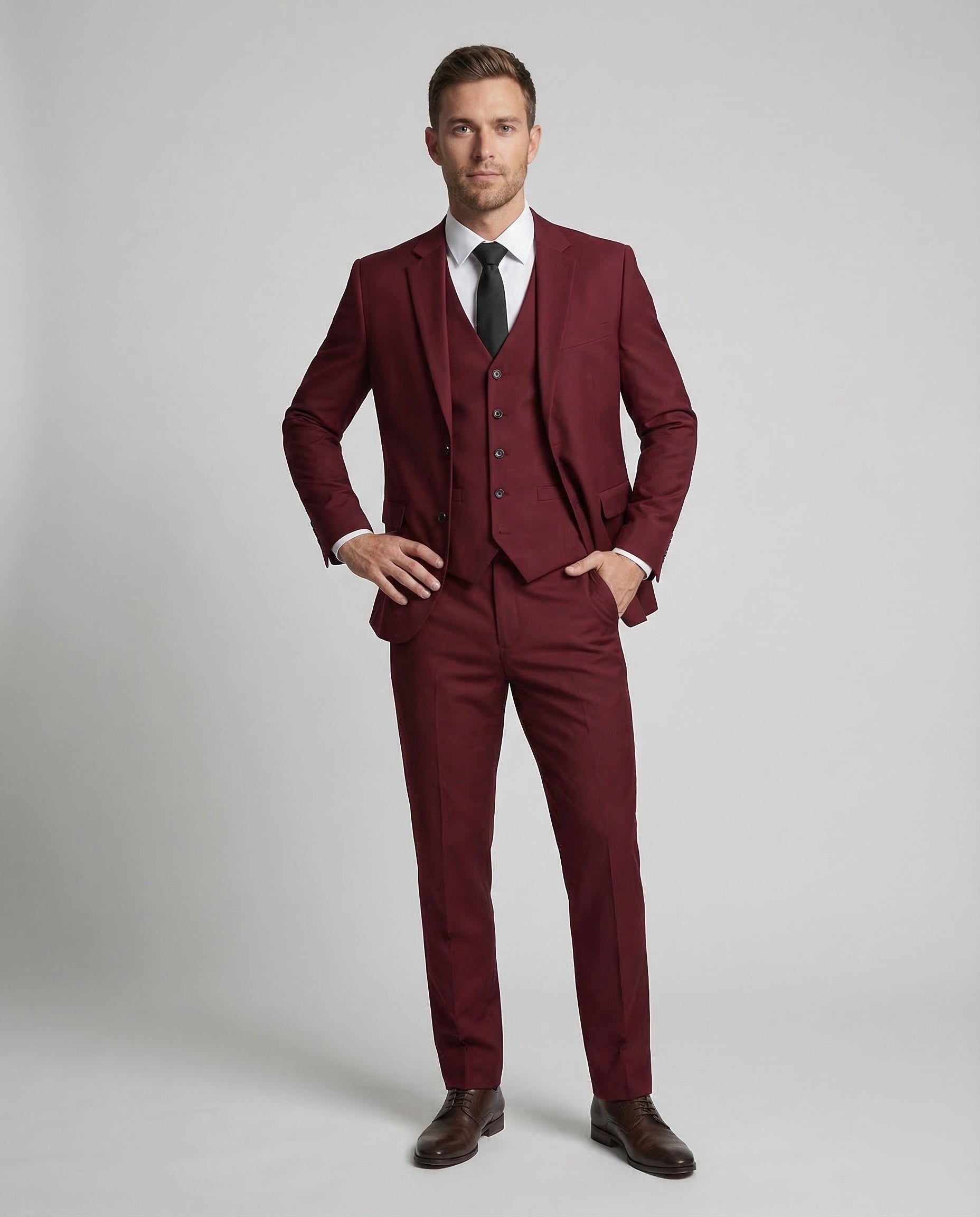 Herren Slimfit Anzug - Eveloria