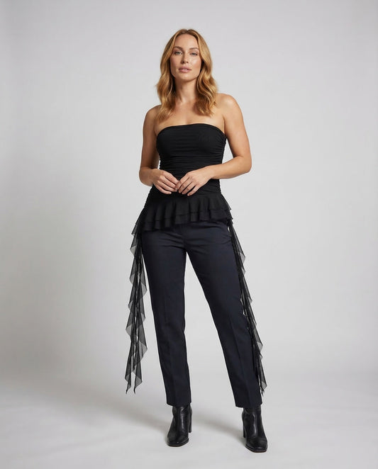 Damen Bandeau-Oberteil Corsage - Eveloria