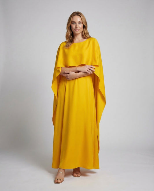 Damen Maxikleid Kaftan Elegant - Eveloria