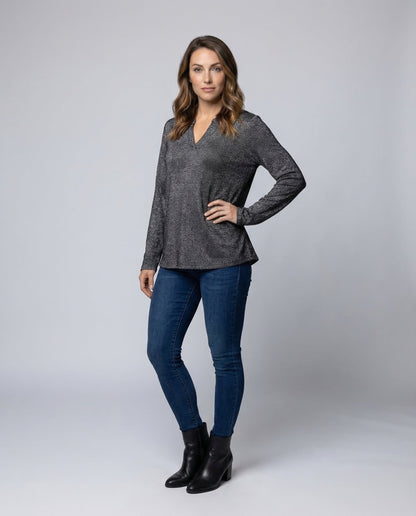 Damen Feinstrickpullover V-Ausschnitt - Eveloria