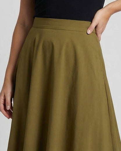 Damen Maxirock Paisley Jacquard