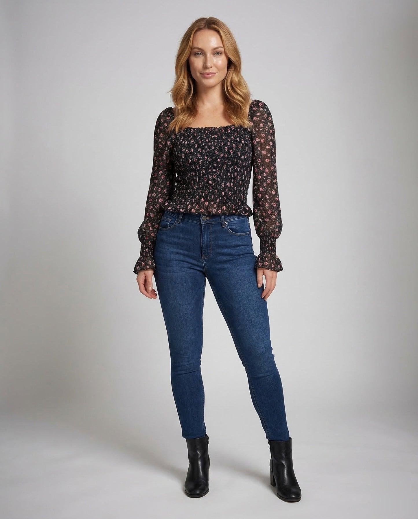 Damen Crop mit Puffärmeln - Eveloria