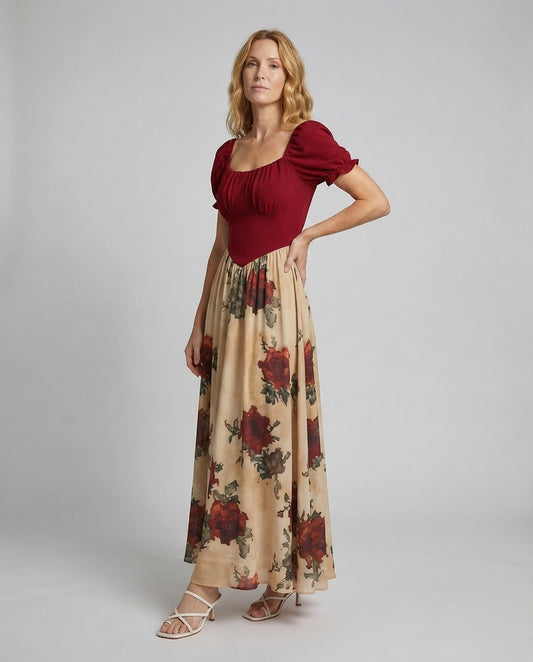 Damen Empire Maxikleid - Eveloria
