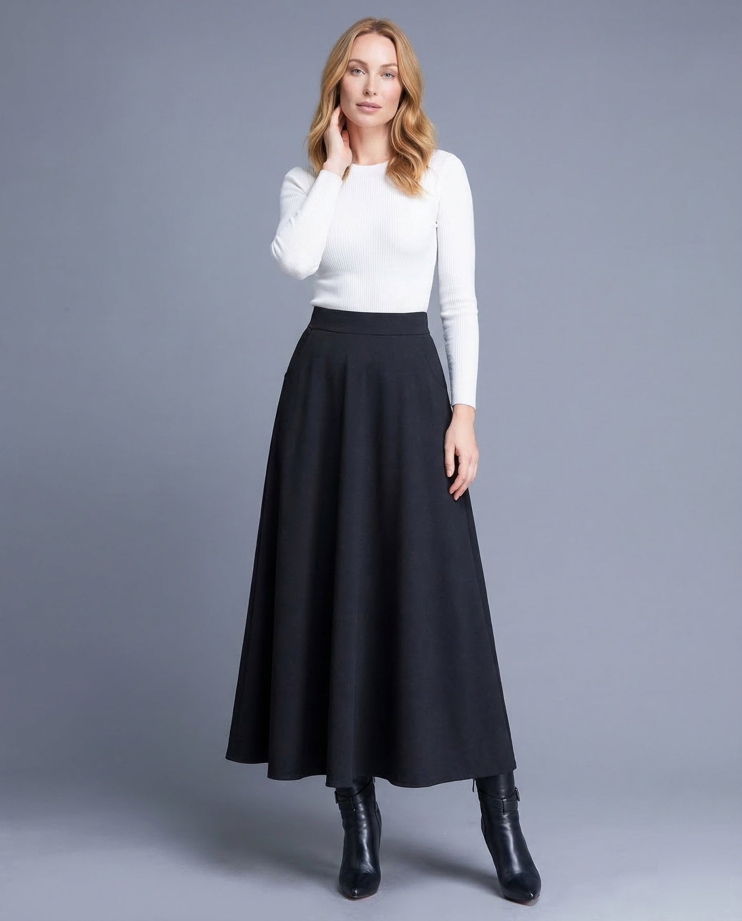 Damen Maxi Tellerrock - Eveloria