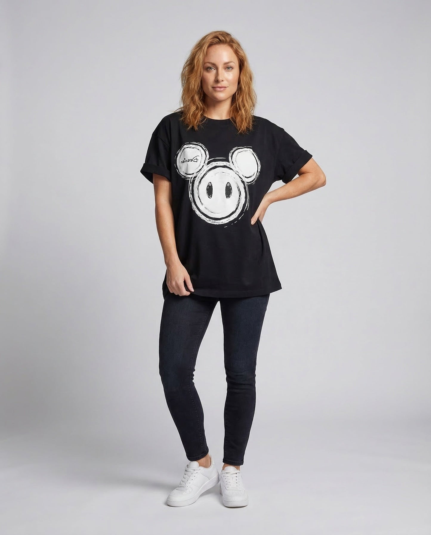 Damen Tunika aus Baumwolle mit Print - Eveloria
