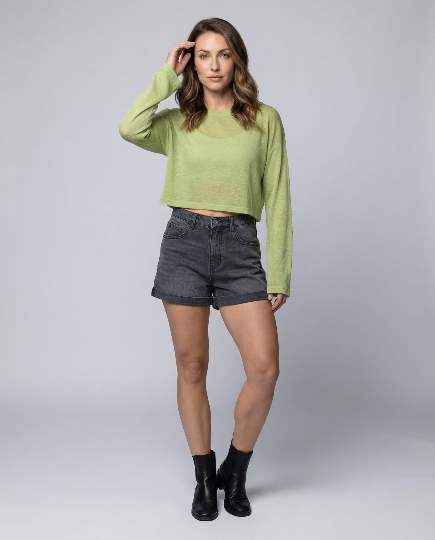 Damen Sommeroberteil Kurzarmshirt - Eveloria