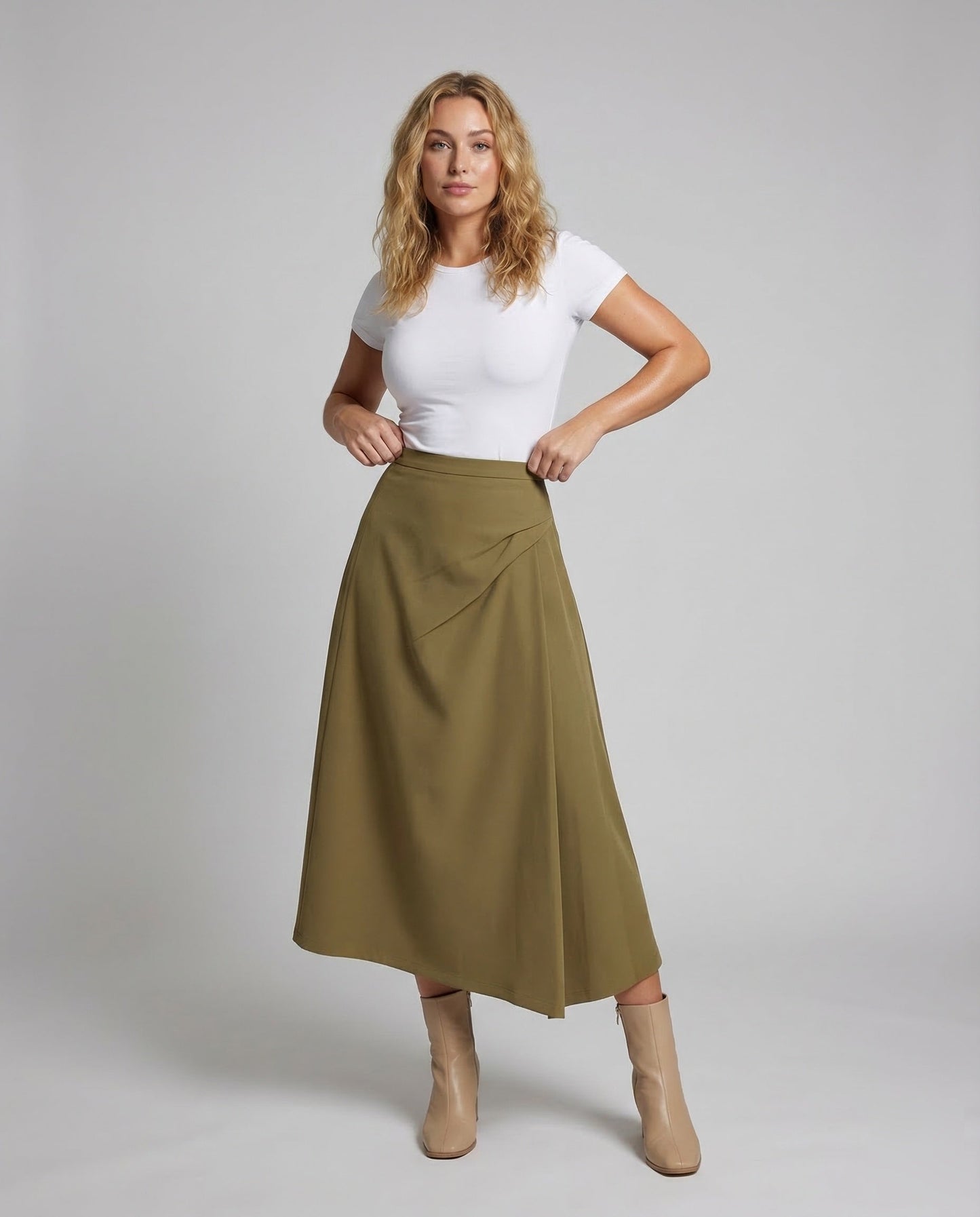Damen Asymmetrischer Maxirock - Eveloria