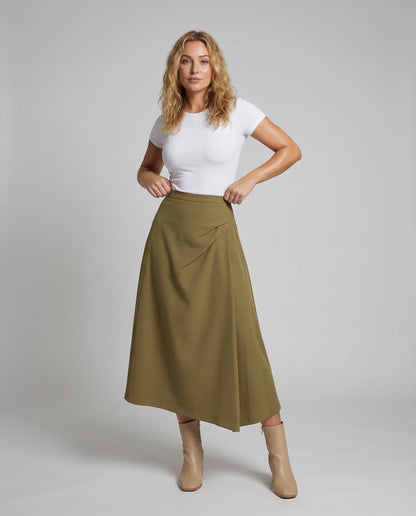 Damen Asymmetrischer Maxirock - Eveloria