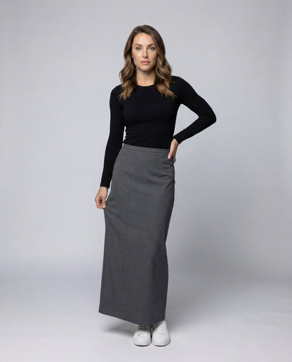Damen Maxirock mit Schlitz Elegant - Eveloria